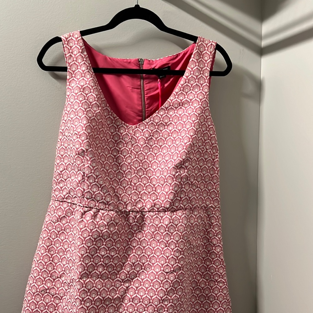 I HEART RONSON Pink Jacquard Patterned Sleeveless Sheath Dress, XL, NWT!